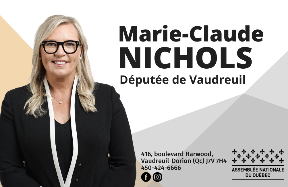 Marie-Claude Nichols – Députée de Vaudreuil