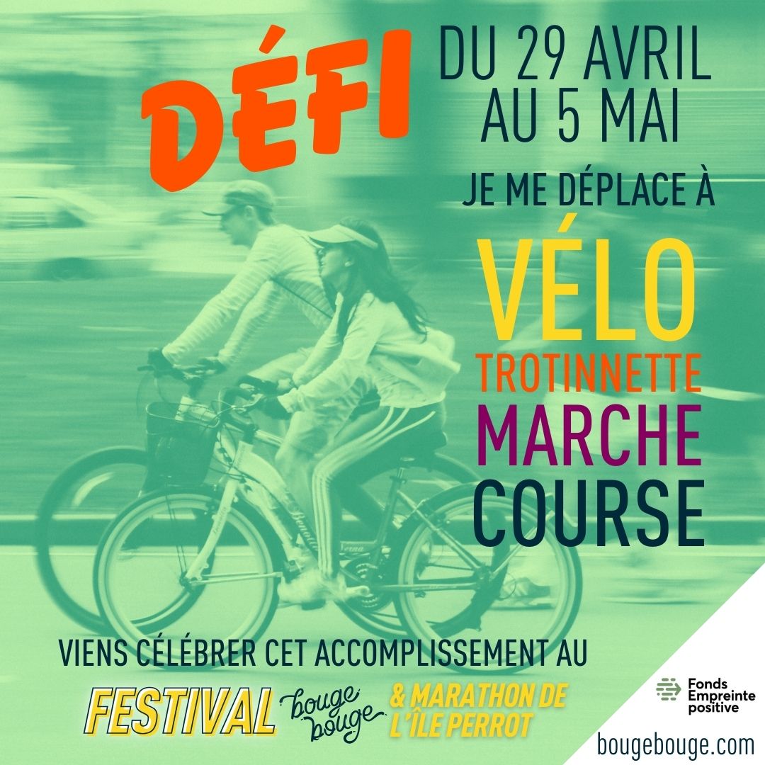 défi transport actif vélo trotinnette marche