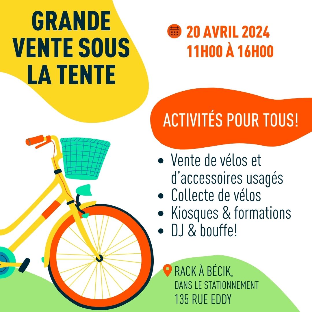 vente vélo fête