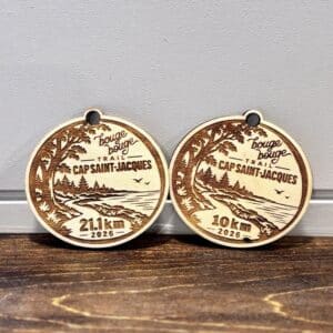 médaille medal cap-saint-jacques montréal run race marathon