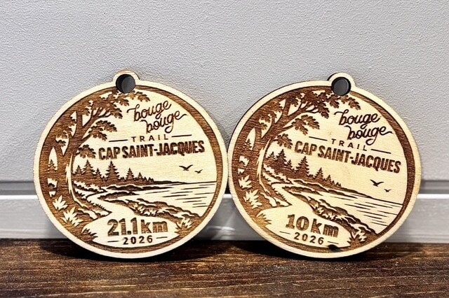 médaille medal cap-saint-jacques montréal run race marathon