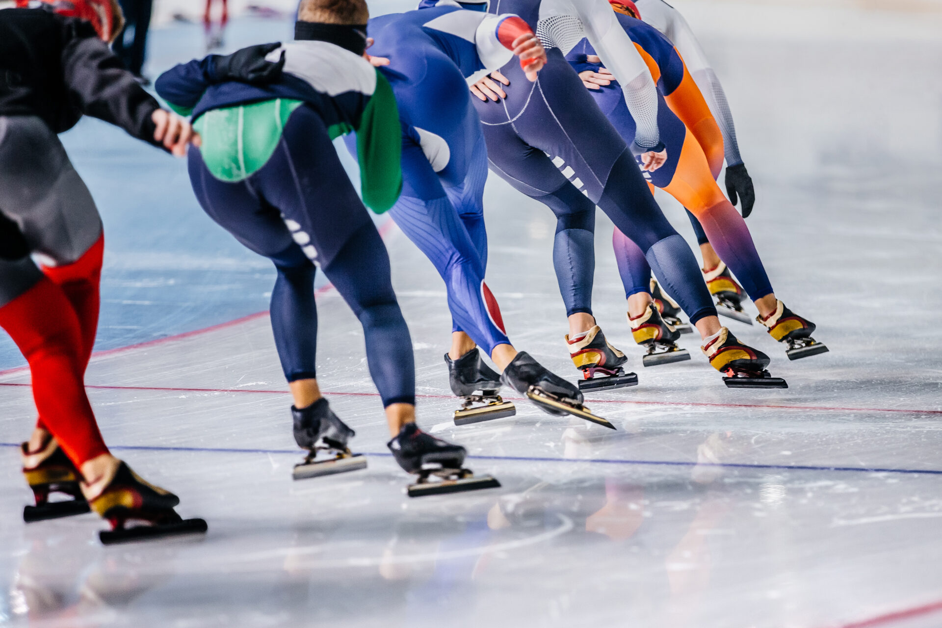 Patinage de vitesse illustration