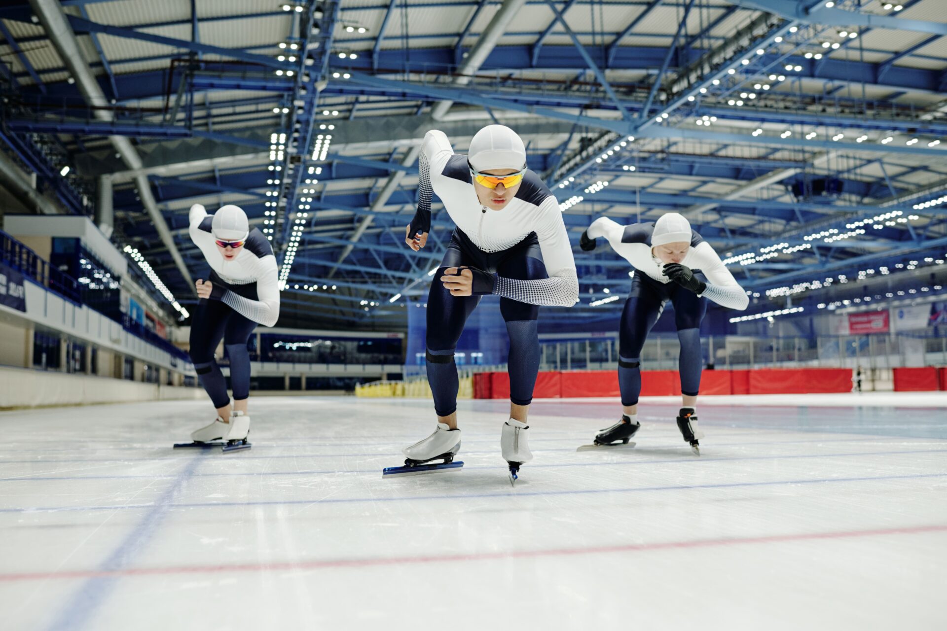 Patinage de vitesse illustration