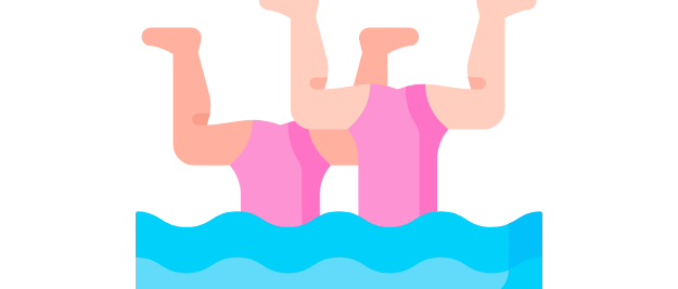 Natation artistique Illustration