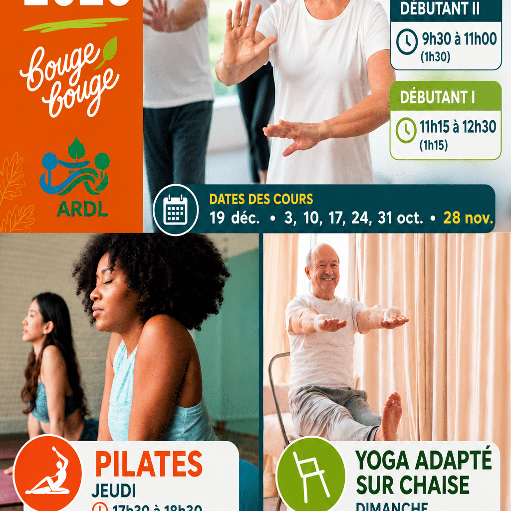 pilates, taichi, yoga