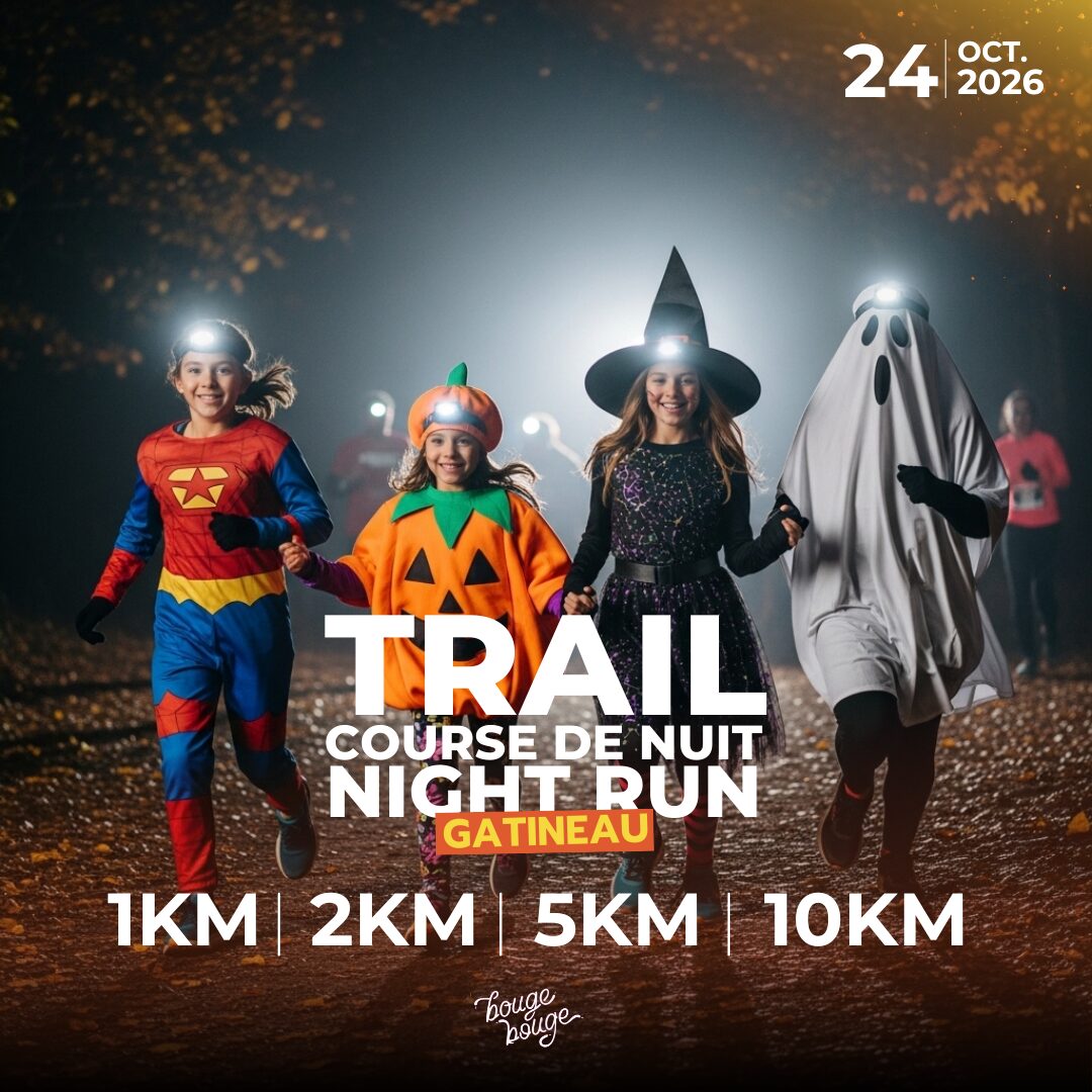BougeBouge course run trail limbour gatineau halloween sentier