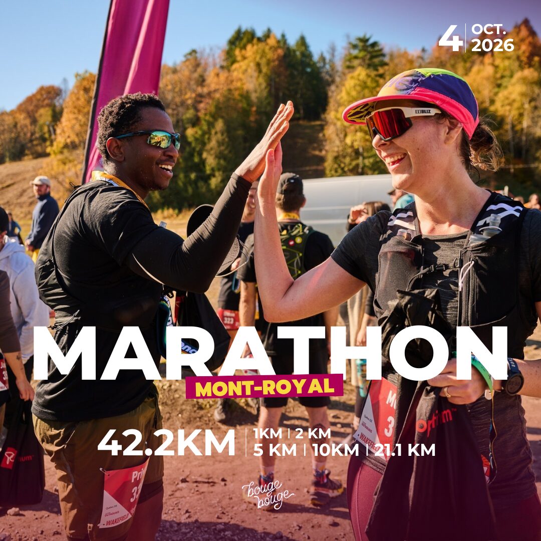 Mont-Royal Montéral course marathon run BougeBouge