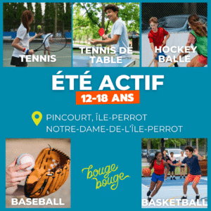 été actif basketball basball tennis hockey ping pong jeunes ado