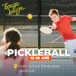 pickleball ado jeune été sport gratuit limbour