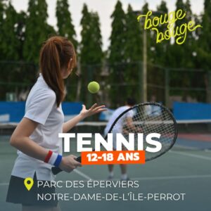 ado jeune été sport gratuit tennis notre-dame-de-l'ile-perrot