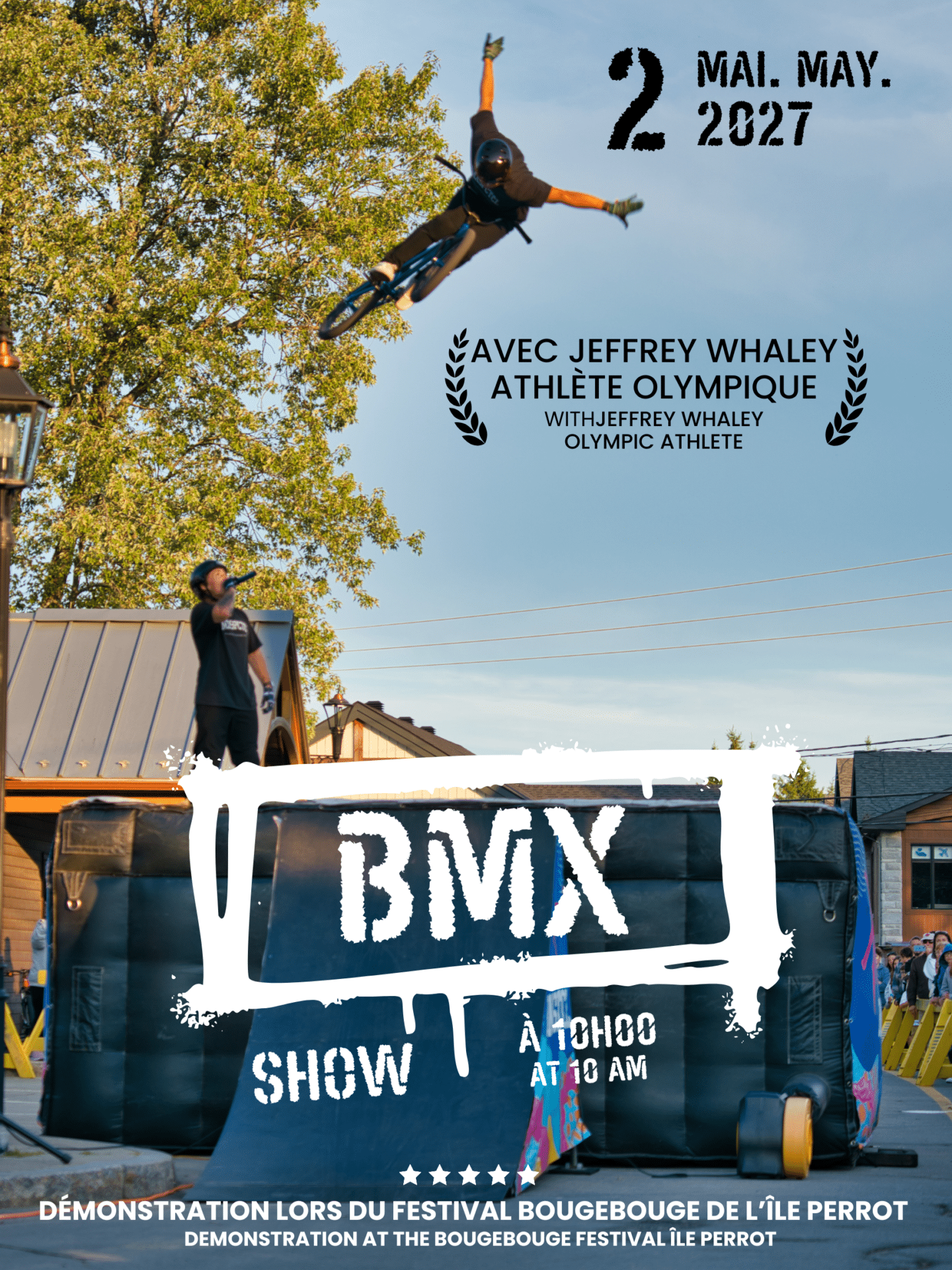 exhibition bmx show olympien ile perrot vaudreuil