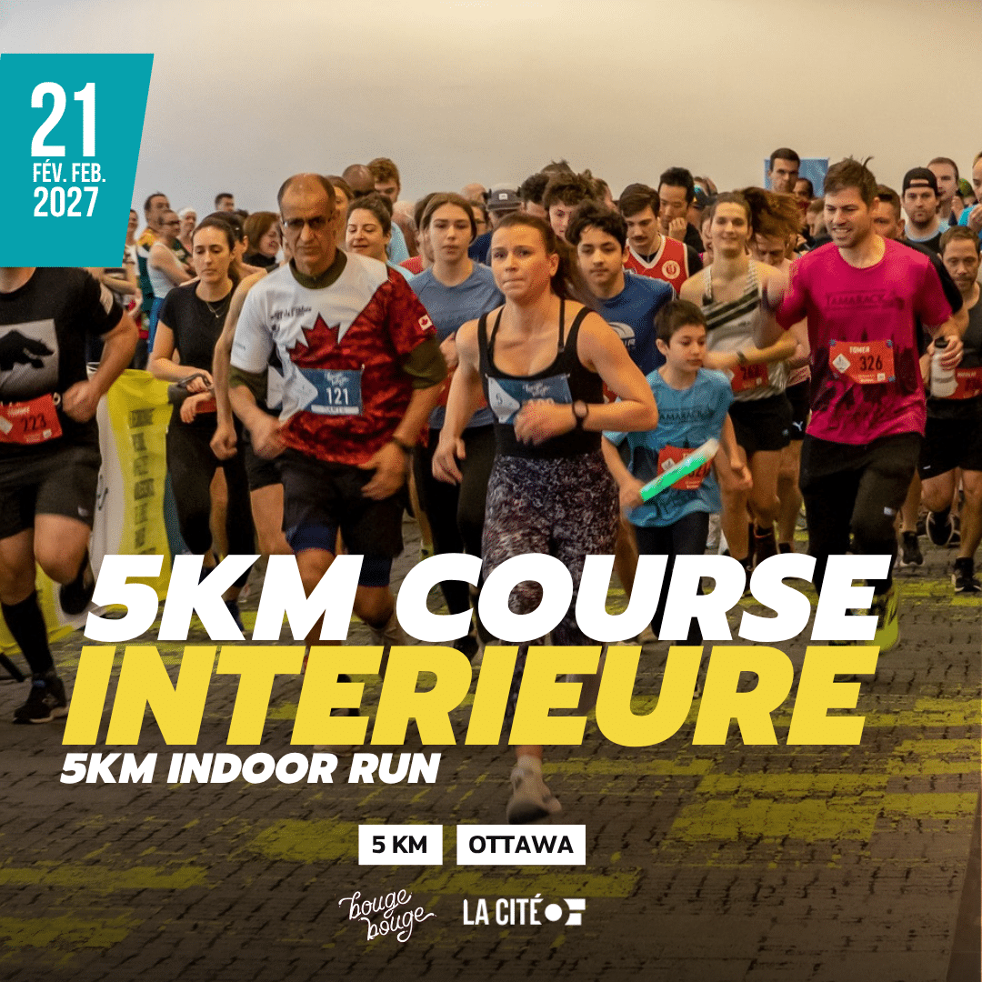 run indoor ottawa winter marathon course intérieure BougeBouge